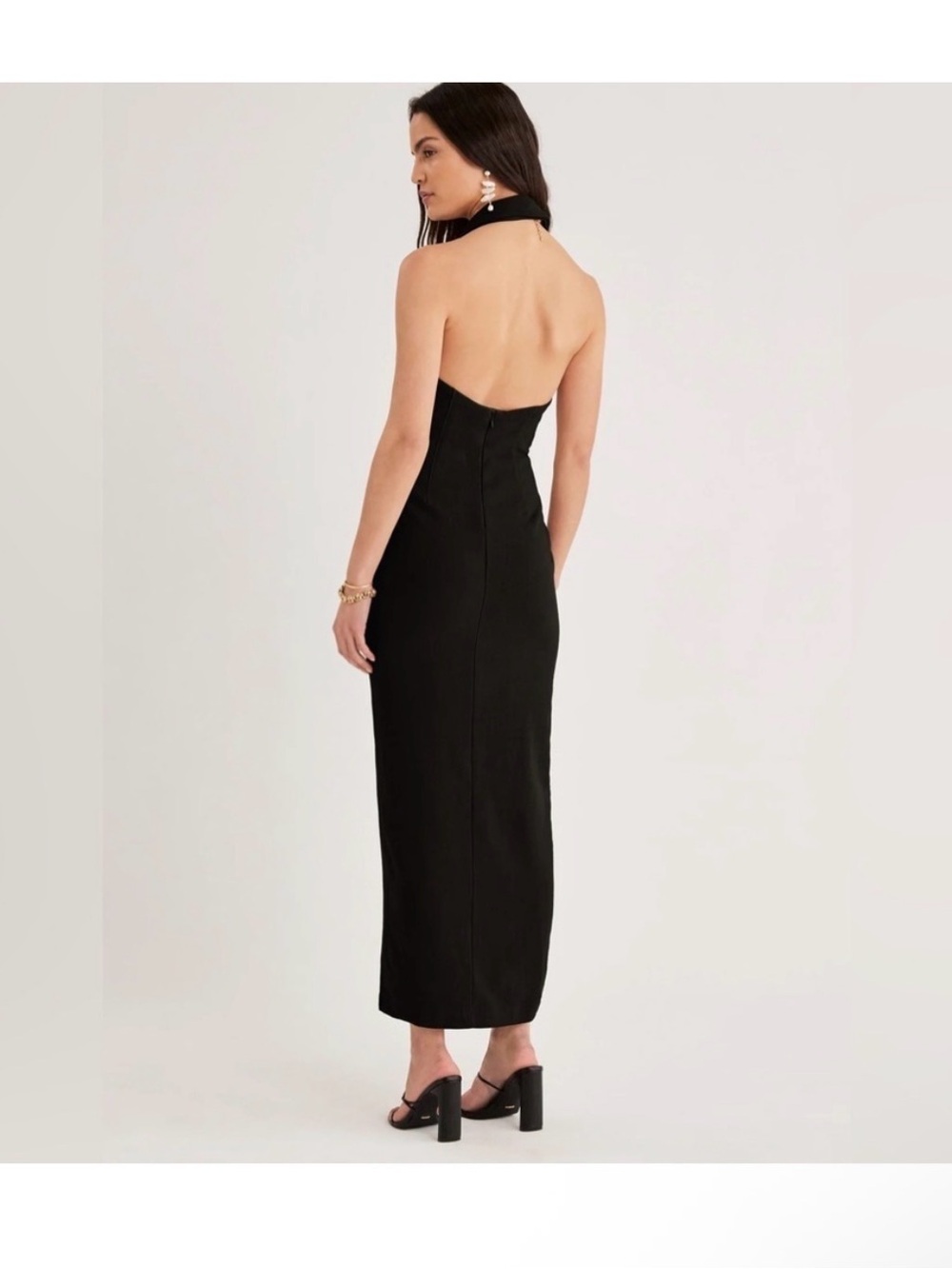 RUMER - Arden blazer maxi dress XS Nutmeg - Picture 4 of 4